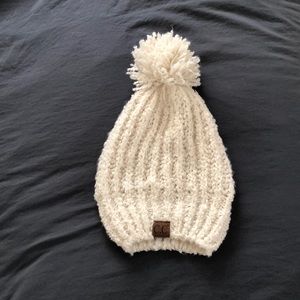 White beanie